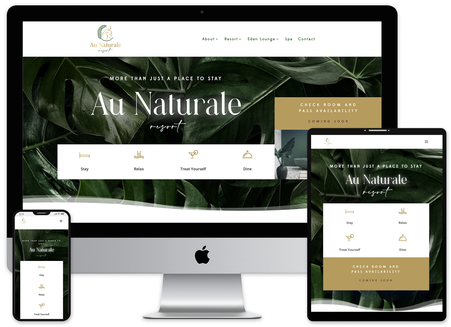 AuNaturaleResort-website_UI_multi-devices_3 Au Naturale Resort Responsive website UI on multi devices